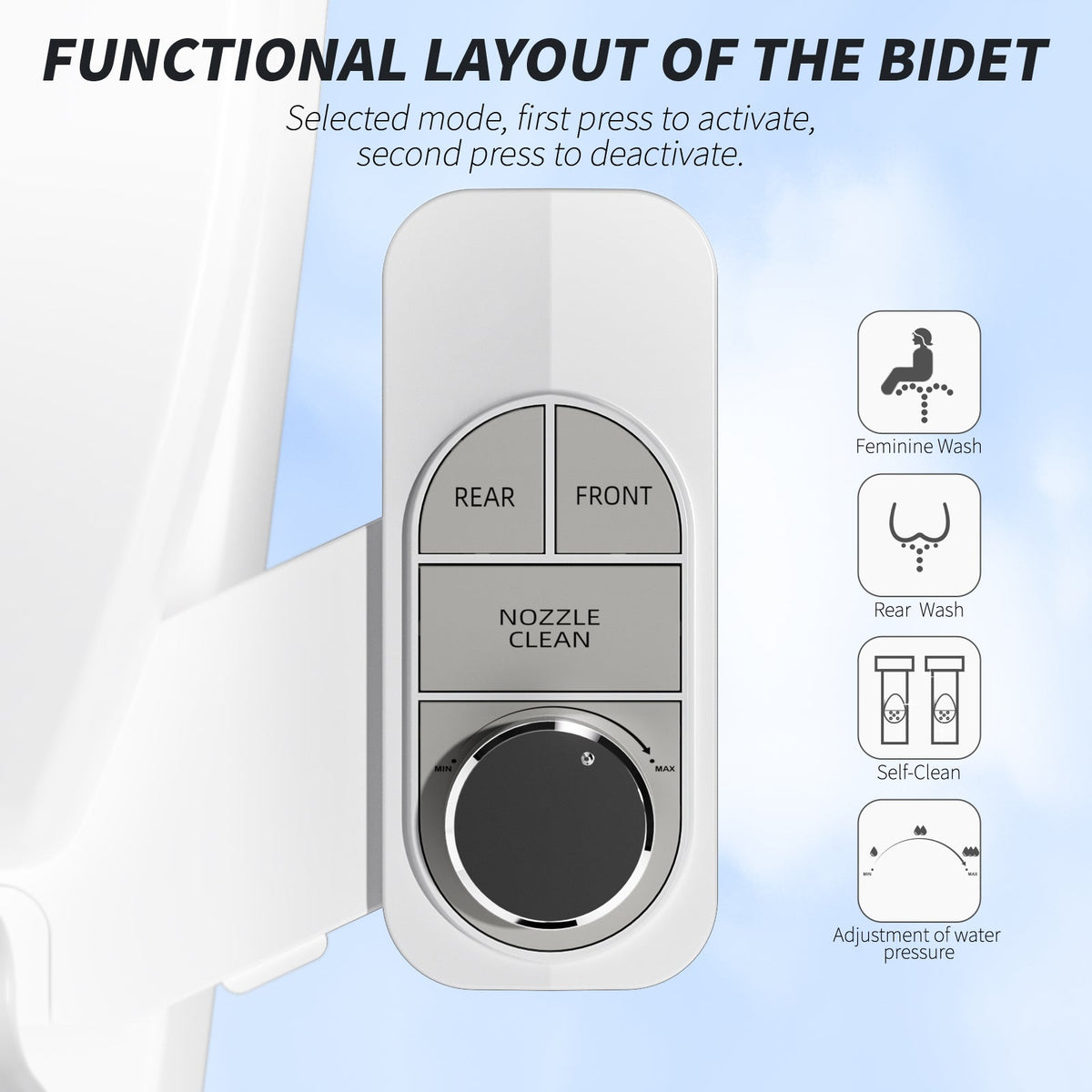 Bidet WC SAMODRA 8.0 Plus sans électricité - image 17