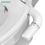 SAMODRA – pulvérisateur de Bidet pour main droite/gauche, Non électrique, double buse, siège de toilette, douche hygiénique pour accessoires de salle de bains