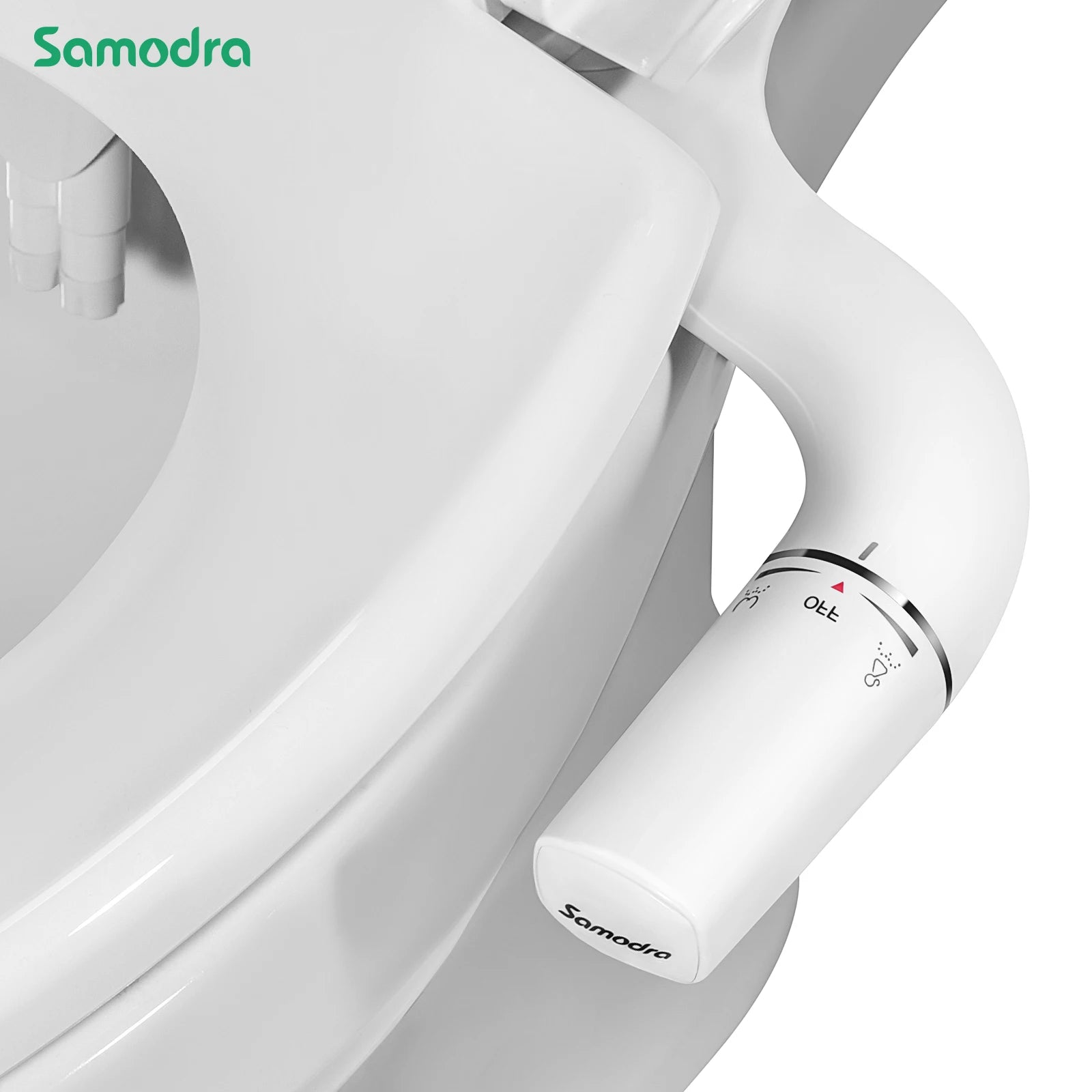 SAMODRA – pulvérisateur de Bidet pour main droite/gauche, Non électrique, double buse, siège de toilette, douche hygiénique pour accessoires de salle de bains