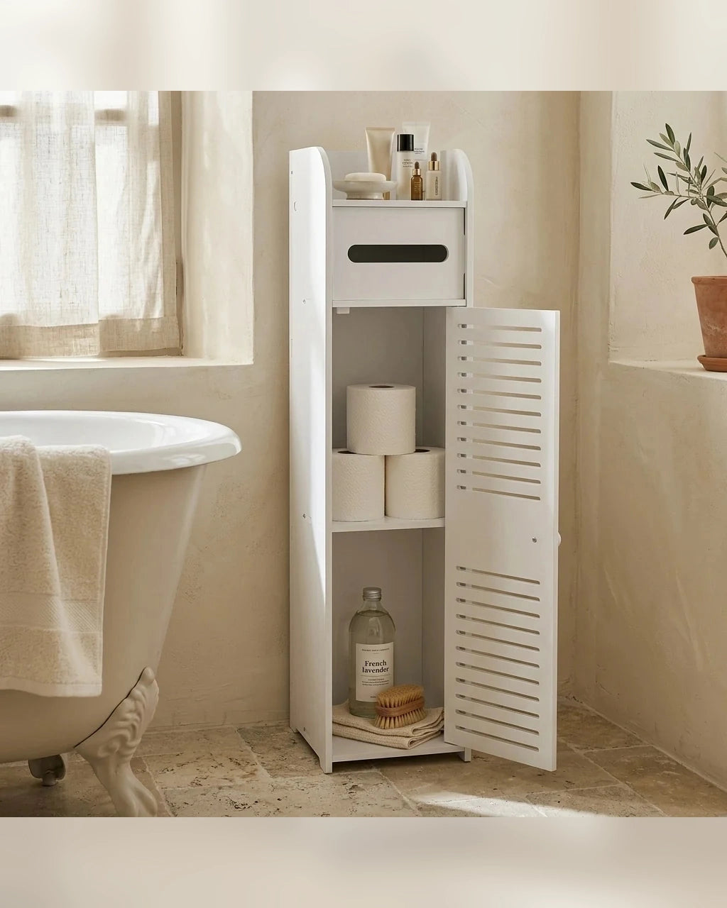 BLENDA - Porte réversible et rangement intérieur