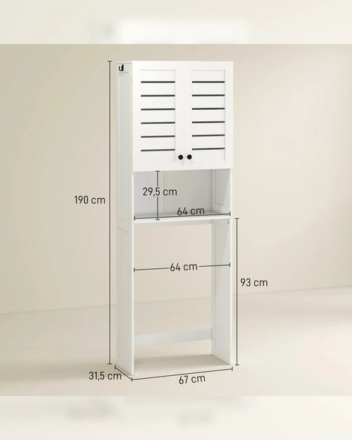 DUORA - Meuble WC ou lave-linge