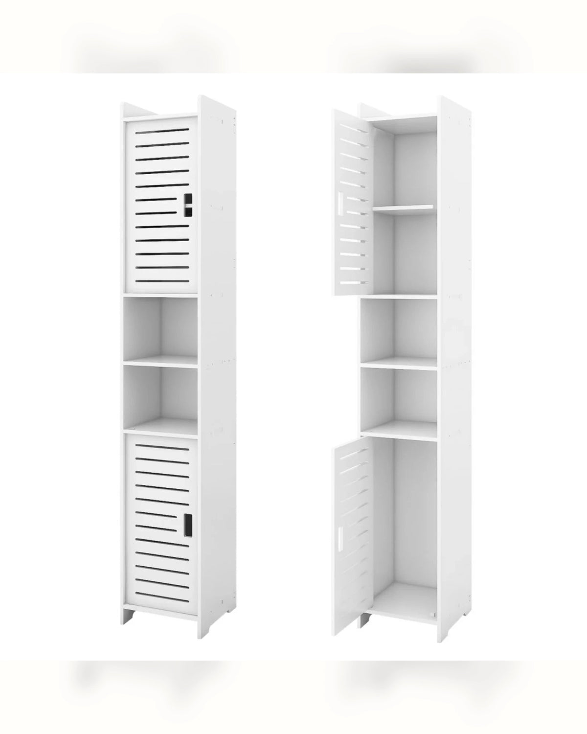 NORIA - Meuble d’angle blanc