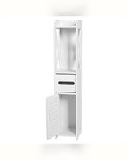 PAPIRA - Meuble étroit blanc