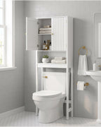 SOLVIA - Meuble WC 2 portes dans une salle de bain