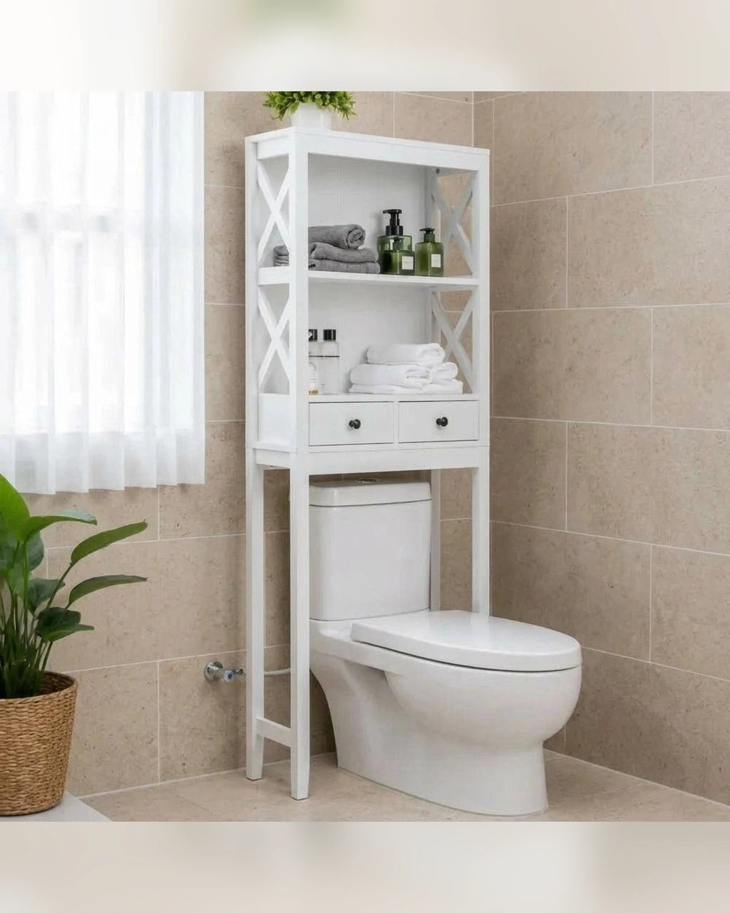 VIGOR - Étagère WC avec tiroirs - Lifestyle Hero